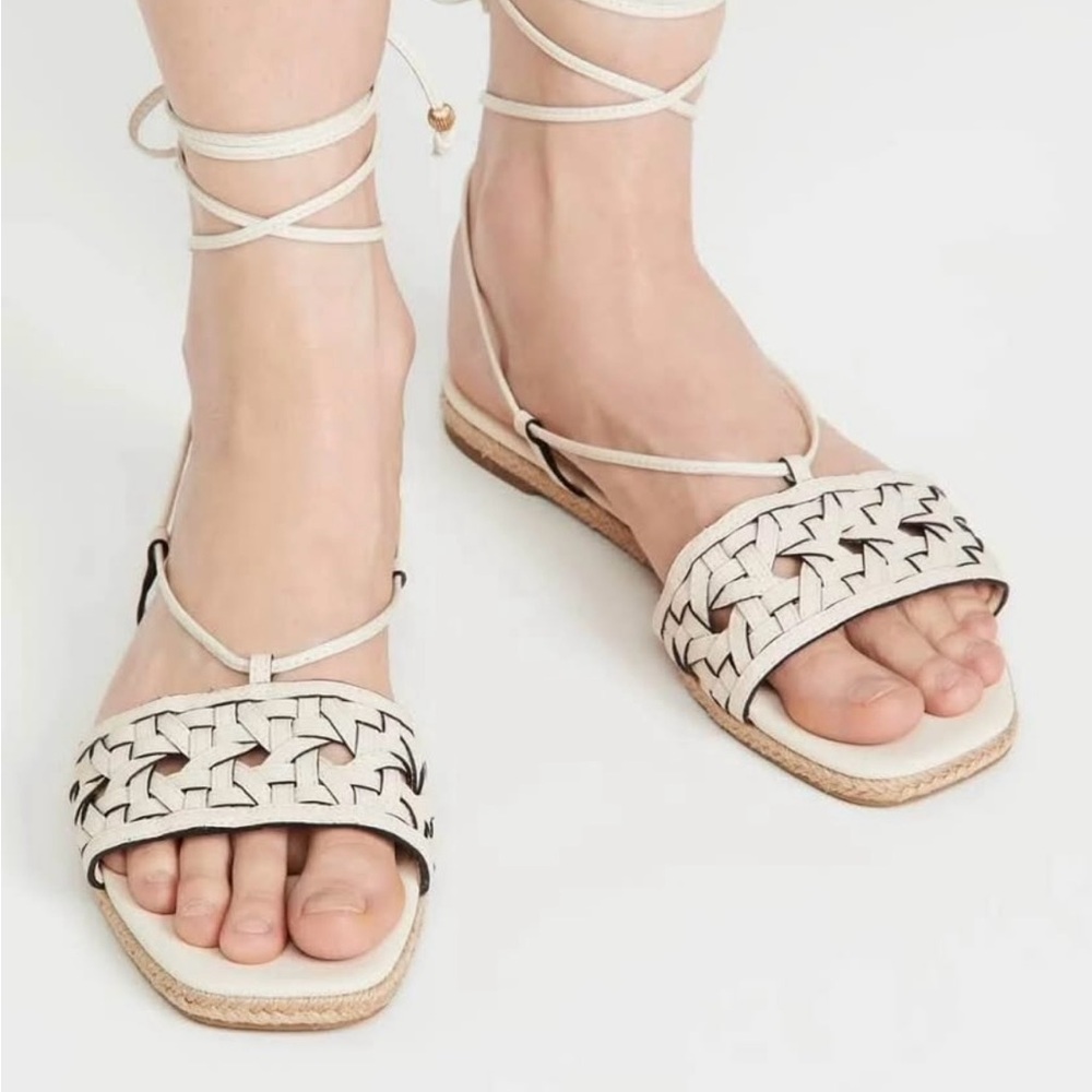 Tory Burch Basket Weave Espadrilles